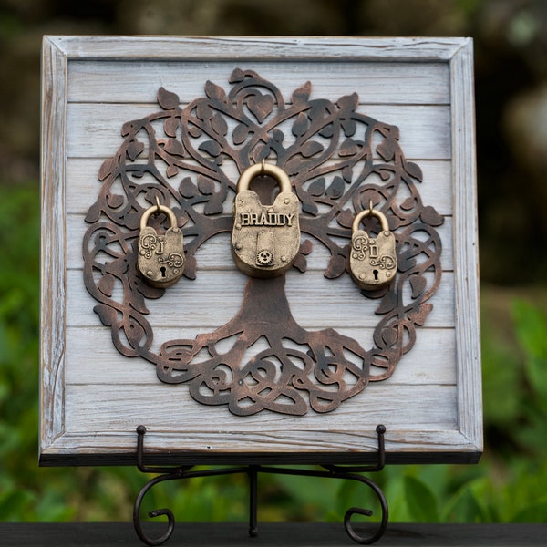 Tree of Life Family | Wall Decor | Love Lock| Unique Personalized Gift