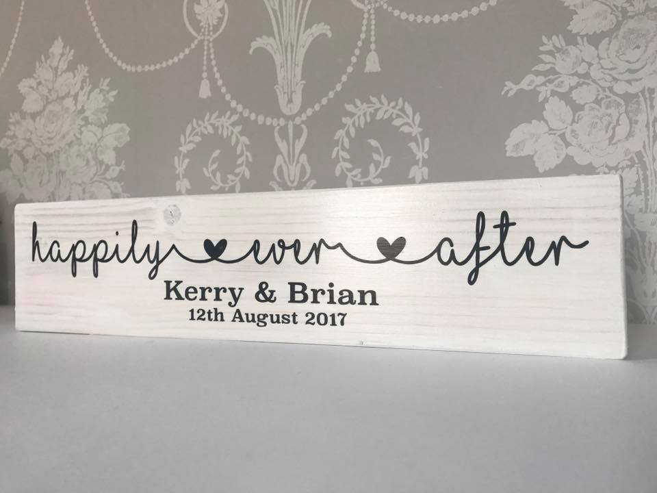 Handmade Lived Happily Ever After Wedding Greeting Card By Tache