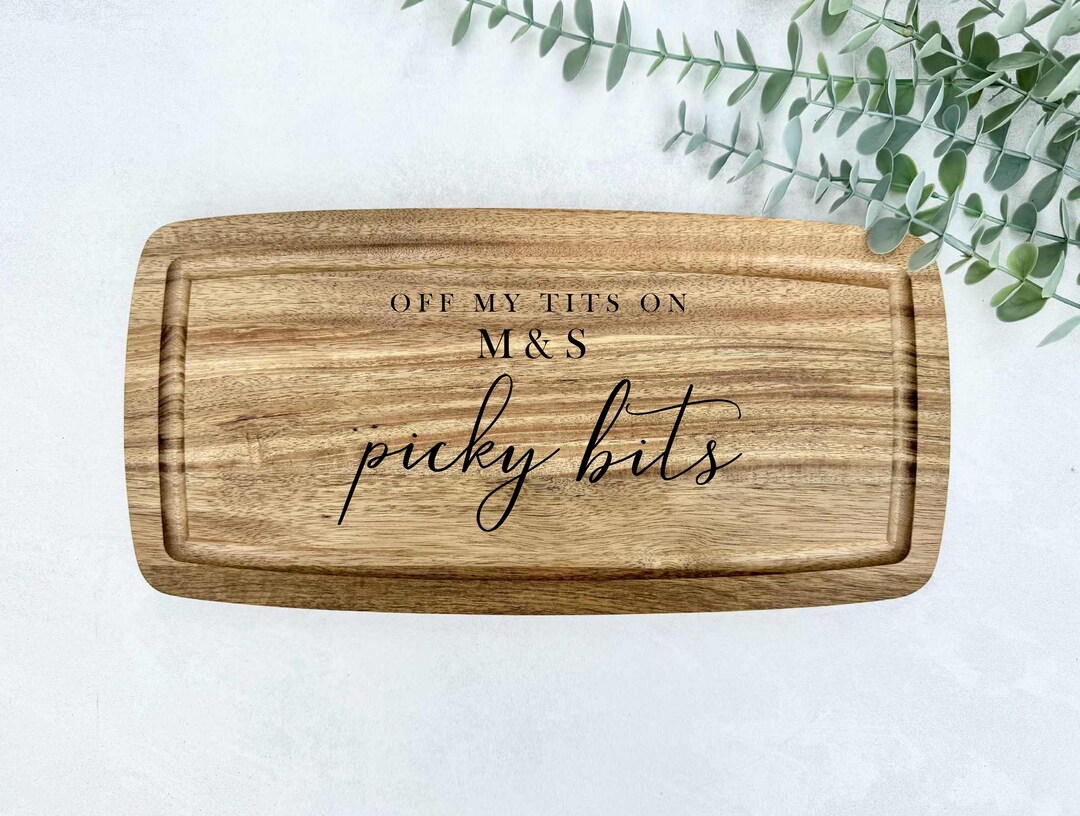 Engraved Acacia Wood Charcuterie Board, Personalized Serving Board - Etsy