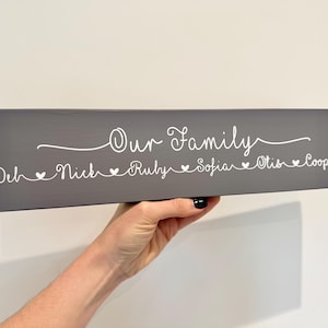 Personalised Wooden Plaque Family Home Sweet Home Gift New home - 5 Year Anniversary Multiple Sizes and Colours