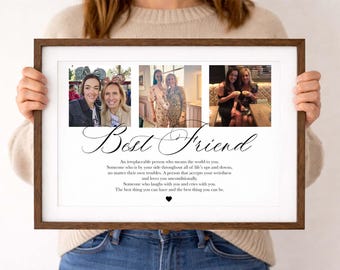Personalised Friend Photo Print | Custom Keepsake Gift (Digital Download)