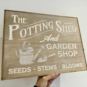 The Potting Shed Sign | Garden Sign for Grandad | New Home Gift