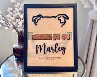 Personalized Dog Memorial Frame: Laser-Cut Acrylic Pet Tribute