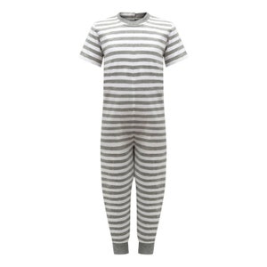 Vêtements spéciaux pour enfants et adolescents Unisexe MANCHES COURTES / LONGUE jambe ZIPBACK Combinaison par KayCey Grey White