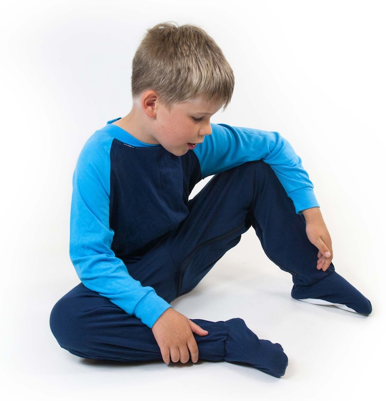 Special Needs Unisex Long Seeve, Zip Back Footed Pajamas for Kids 316 Yrs by Seenin Etsy
