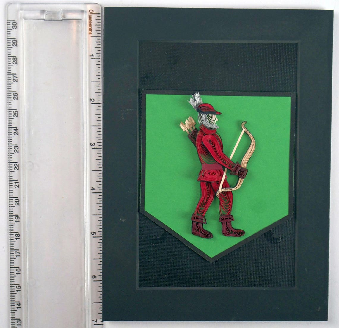 House Tarly Red Archer on Green Banner Sigil Game of Thrones Etsy