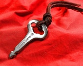 Vtg SINGER SIMANCO 124428 Key for Sewing Machine Wooden Bentwood Carrying Case Treadle Table