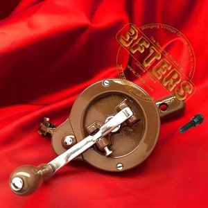 Vintage SINGER SIMANCO Sewing Machine Hand Crank Handle Serviced & Restored by 3FTERS