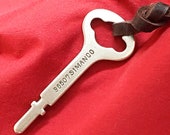 Authentic Vintage SINGER SIMANCO 96507 Key for Sewing Machine Table Bentwood Case