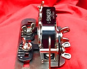 SINGER SIMANCO 121795 Buttonholer Attachment Low Shank 201 Featherweight 221 222 Vintage