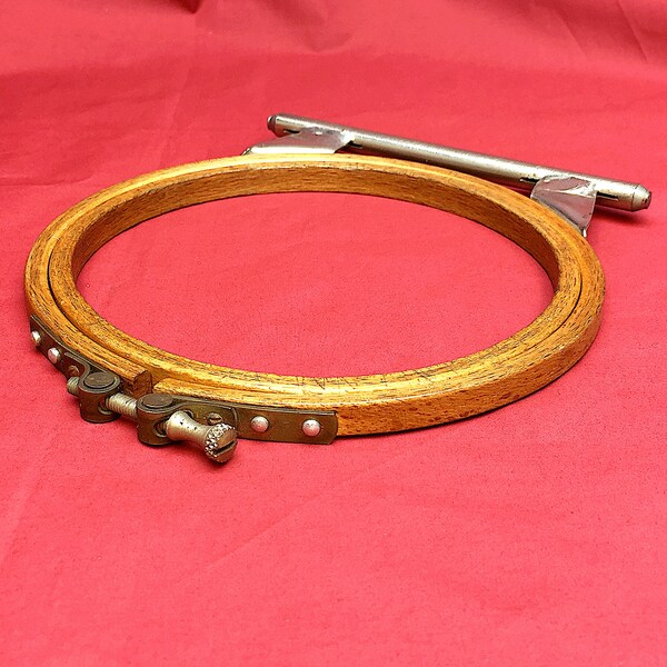 5.12" Inch 13cm Vintage Wooden Embroidery Cross Stitch Ring Hoop Needlework