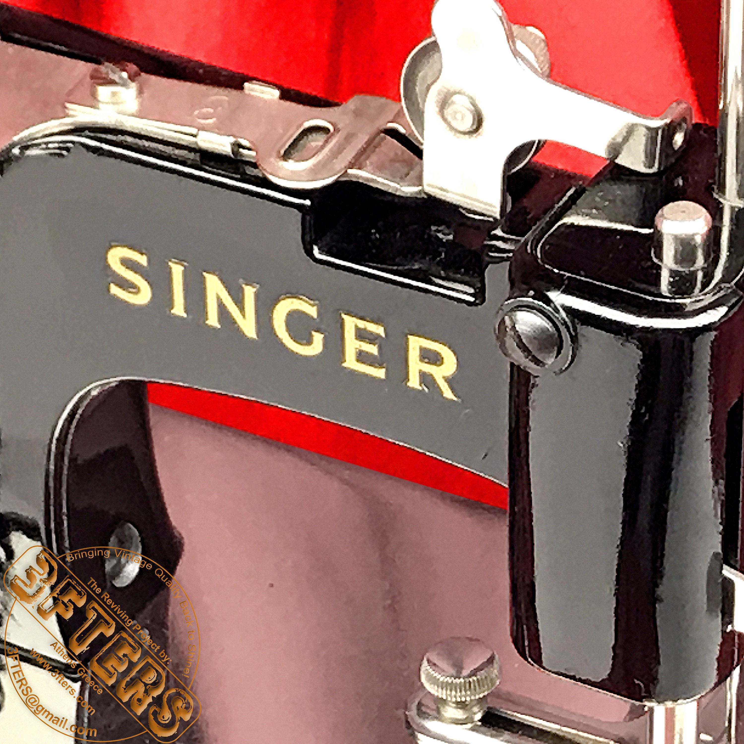 SINGER SEWHANDY 20 子供用おもちゃミシン 20-10 3FTERS による修復と