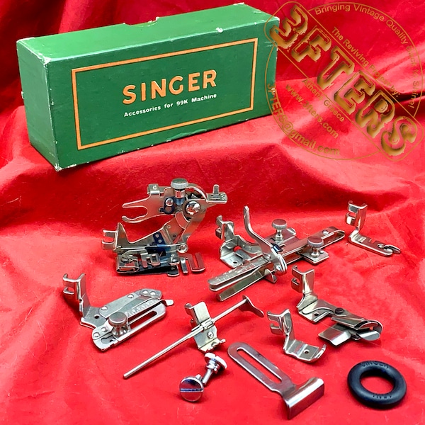 SINGER Attachments Box for 99 99K Low Shank Sewing Machines SIMANCO