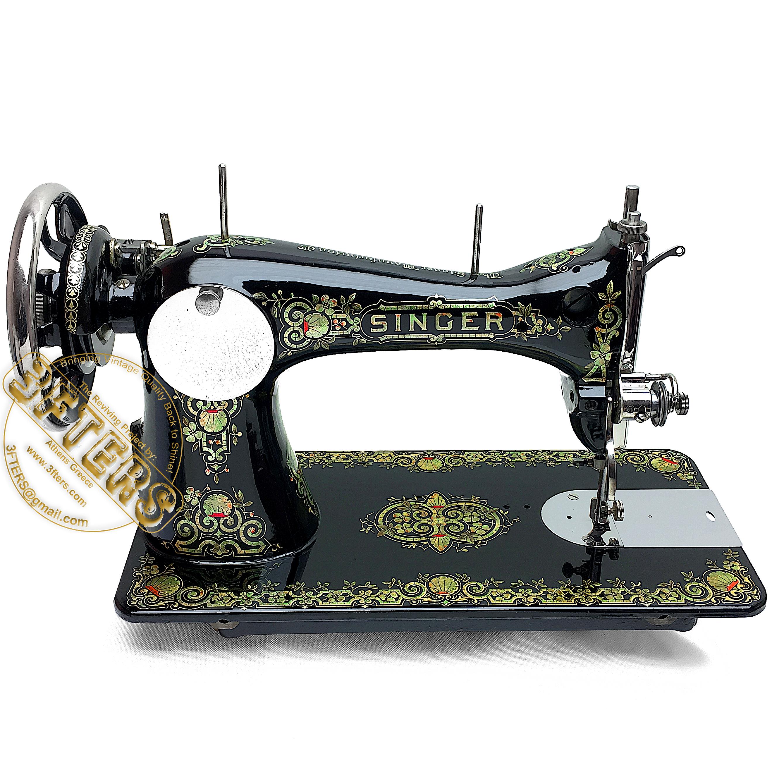 SINGER 15 Tiffany Gingerbread Heavy Duty VTG Sewing Machine