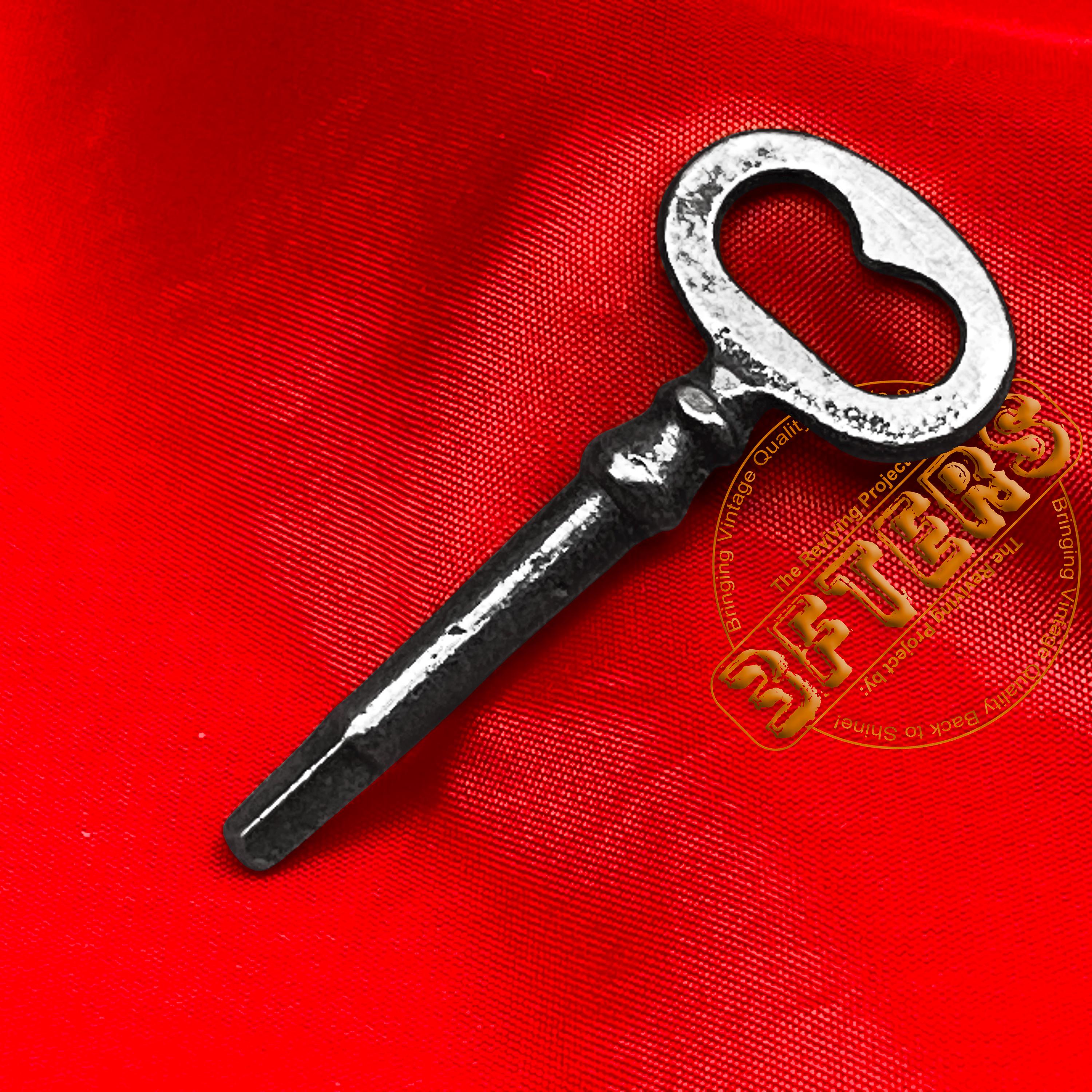 Antique SINGER 4 Sided Skeleton Key for Sewing Machine Bentwood
