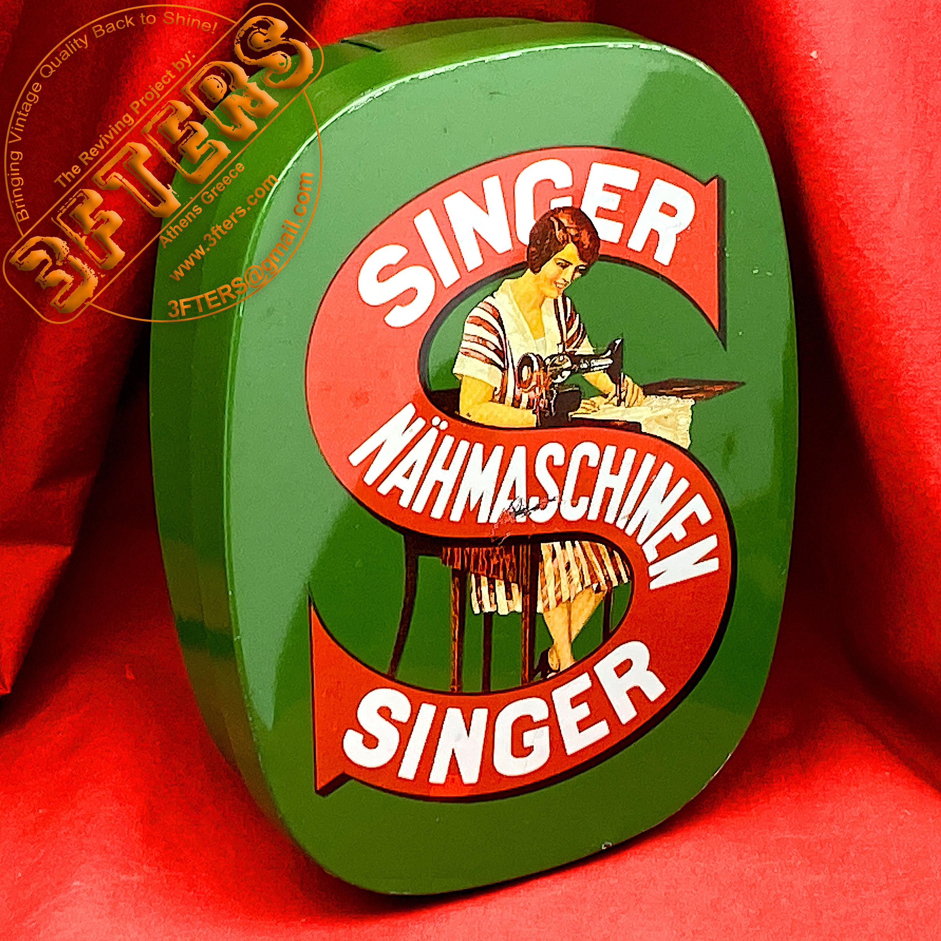 Very Rare Vintage German SINGER Accessories Attachments Tin Etsy