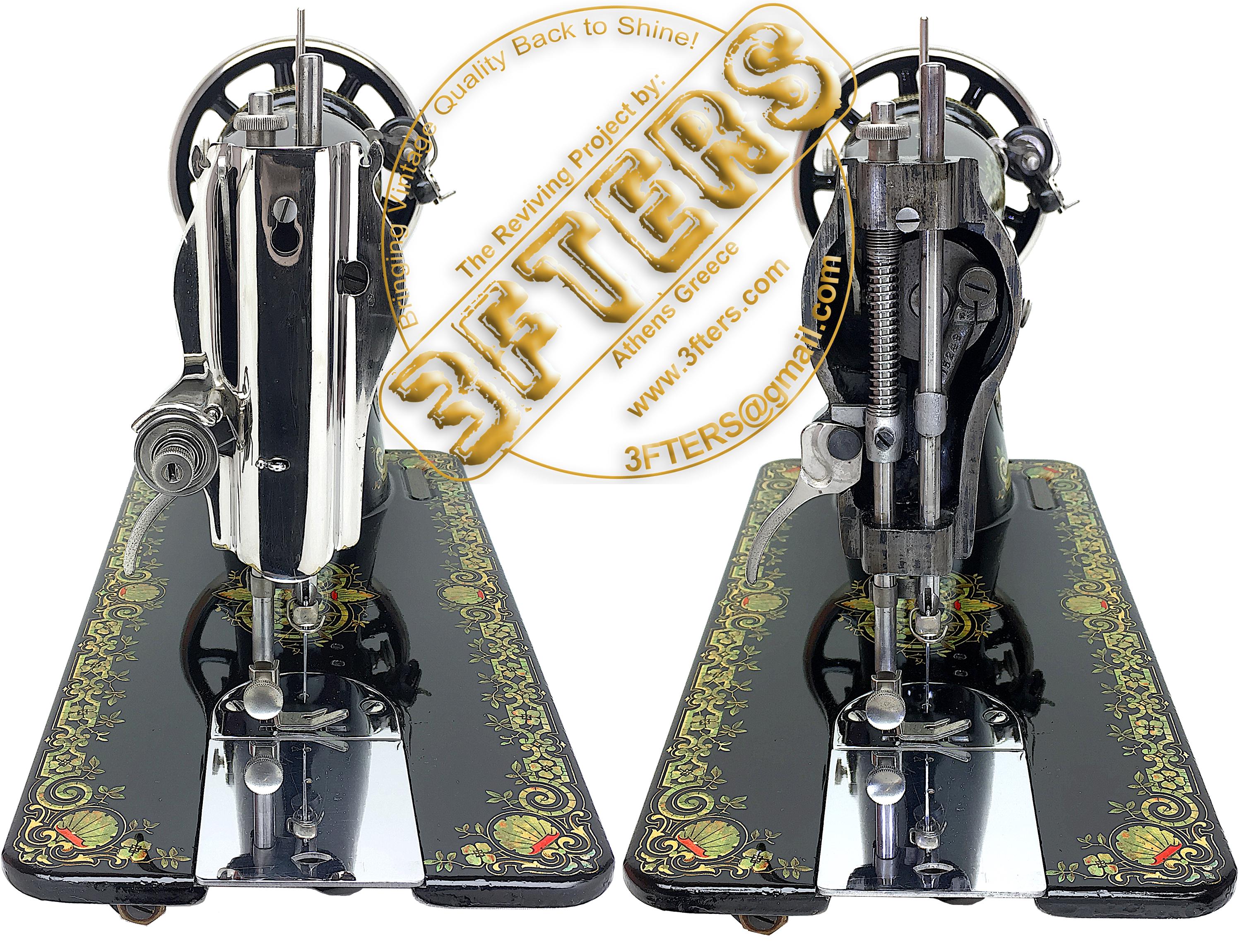 フランキーFACTORYページ SINGER 15 Tiffany Gingerbread Heavy Duty VTG Sewing Machine