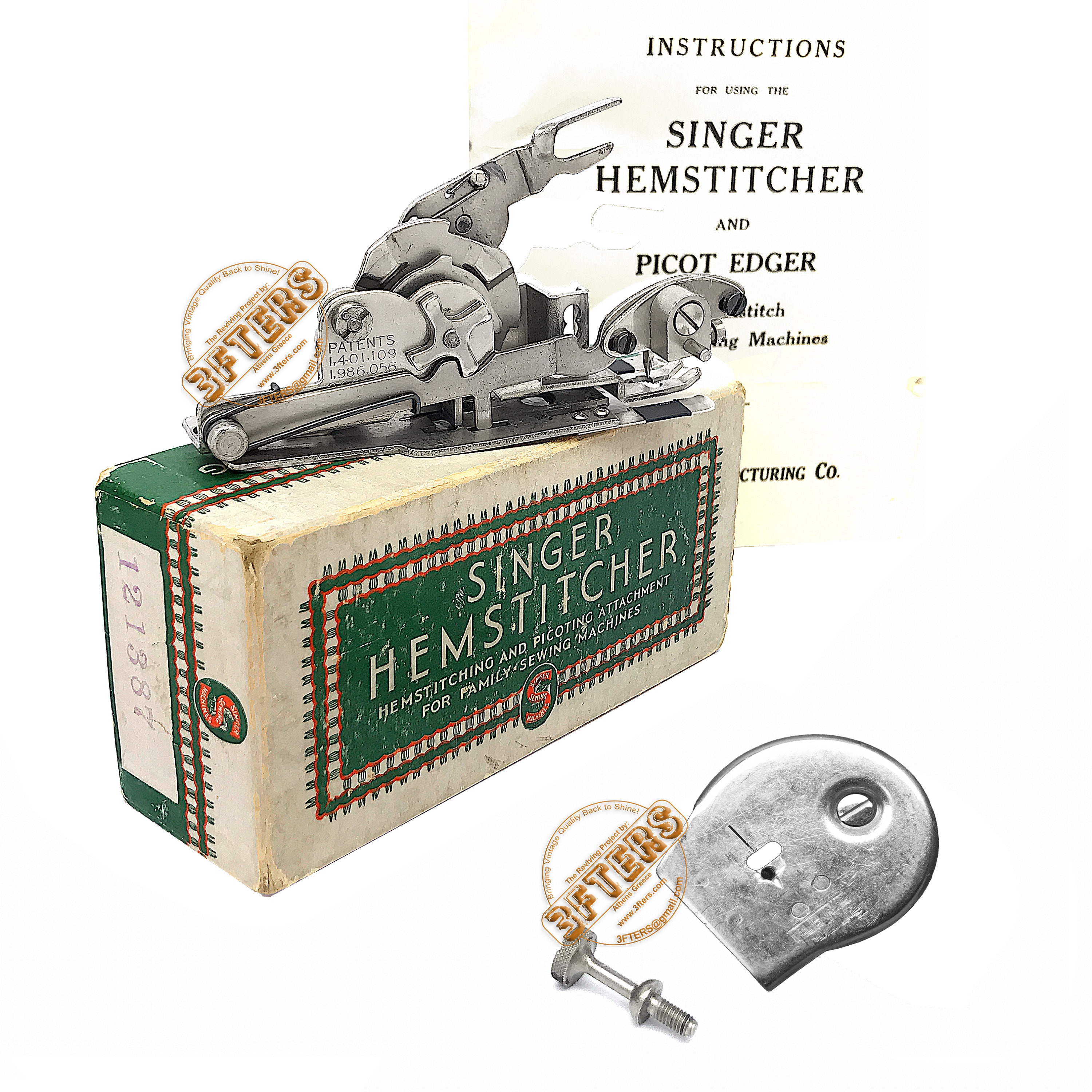 CD♡ Singer 121387 Hemstitcher And Picoting Attachment For Family