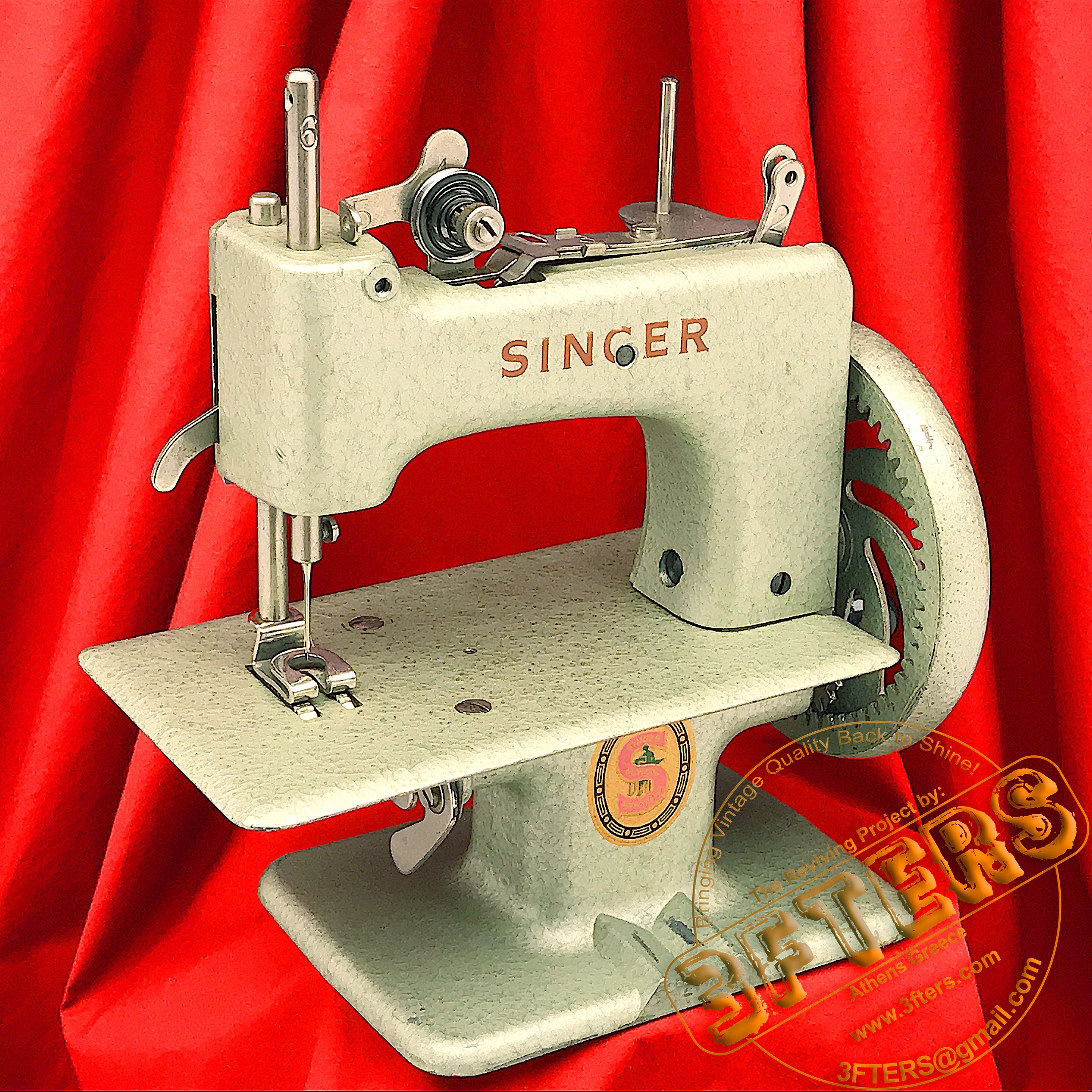 SINGER SEWHANDY 20 子供用おもちゃミシン 20-10 グリーン 3FTERS