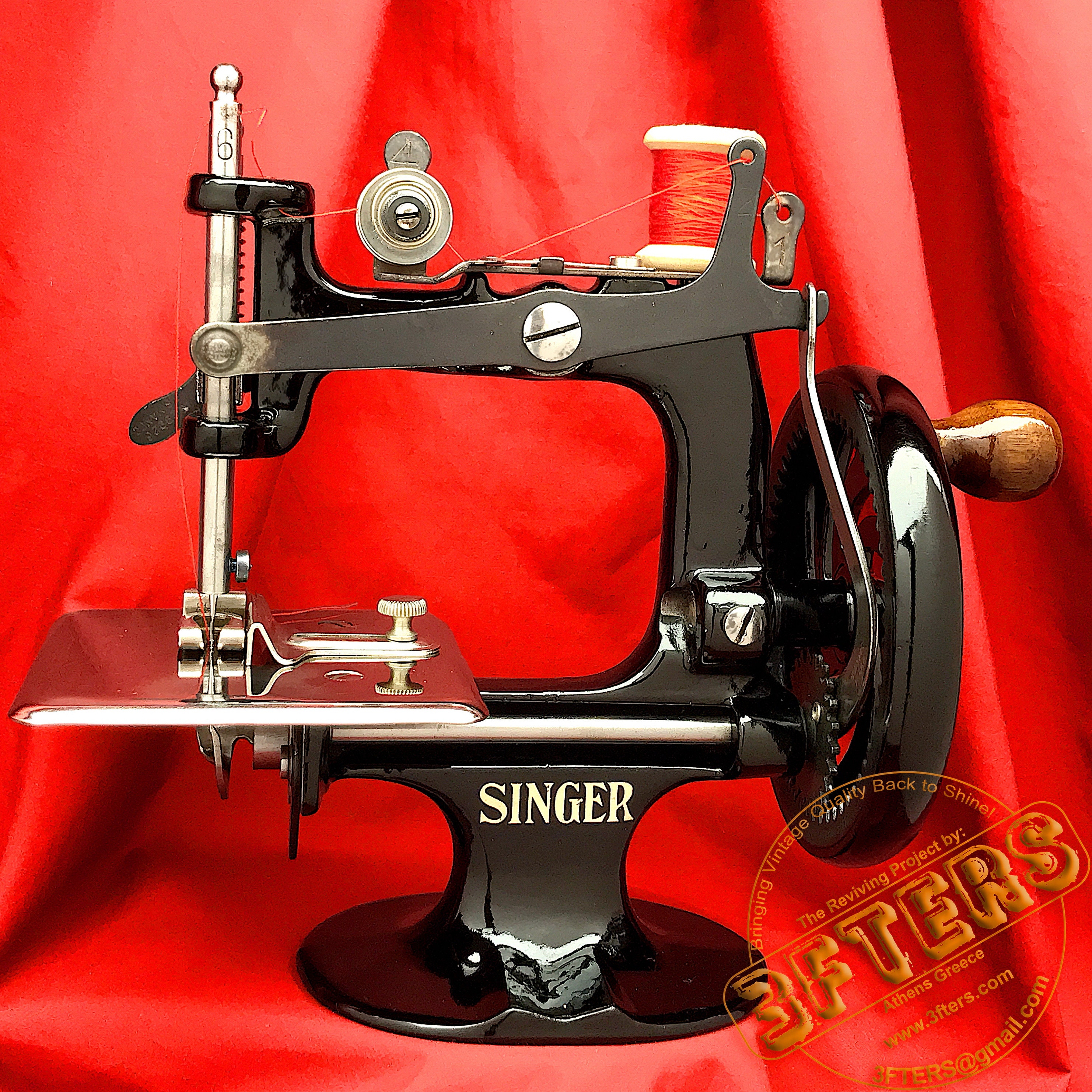 ドイツ製 SINGER 20 1920年代 子供用おもちゃミシン 20-1 Blackside 20