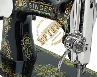 SINGER 15 Tiffany Gingerbread Heavy Duty VTG Sewing Machine