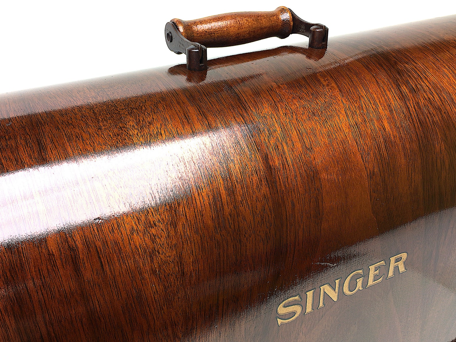 SINGER Sewing Machine Bentwood Wooden Carrying Case for 15 Etsy