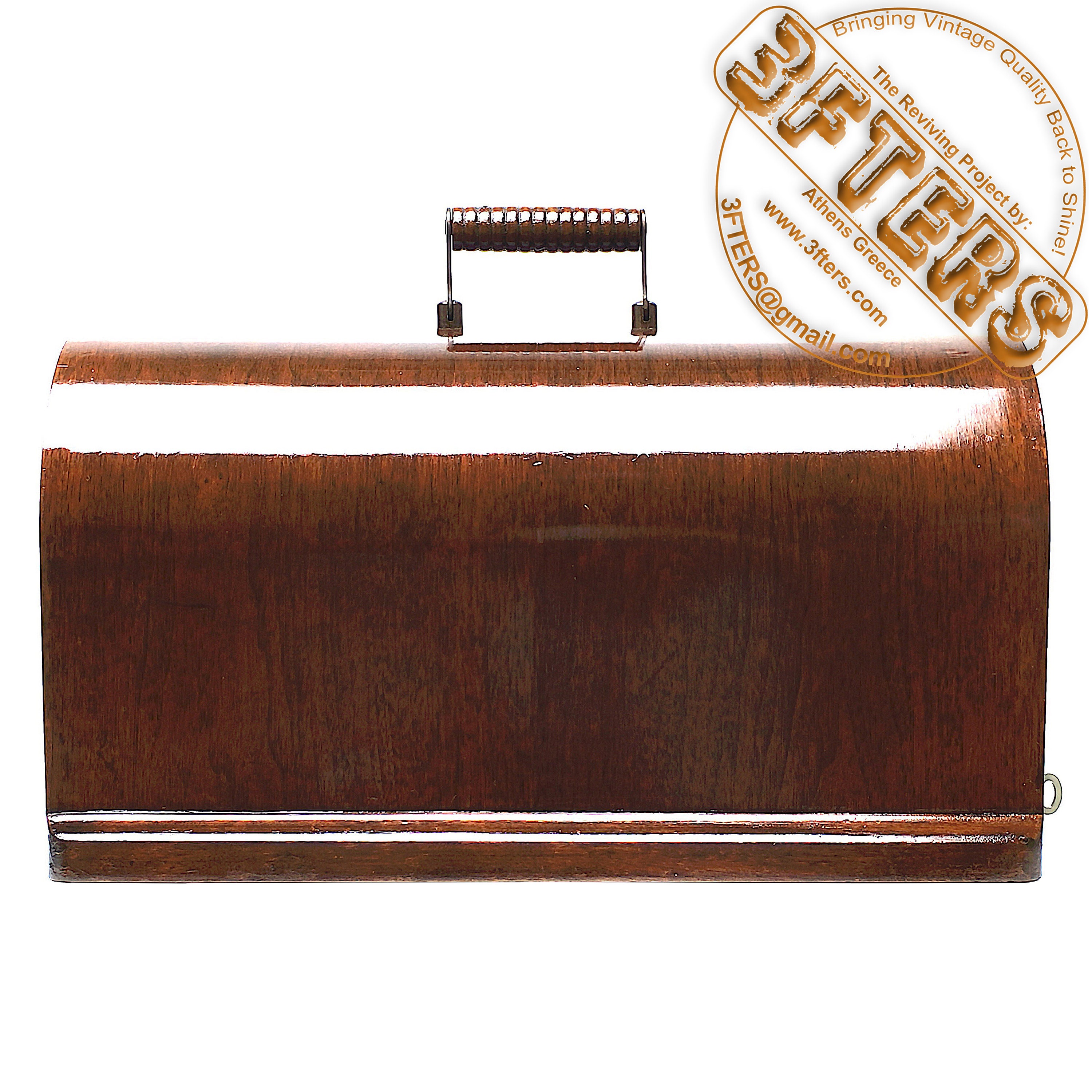 SINGER Sewing Machine Bentwood Carrying Wooden Case Top Cover Etsy