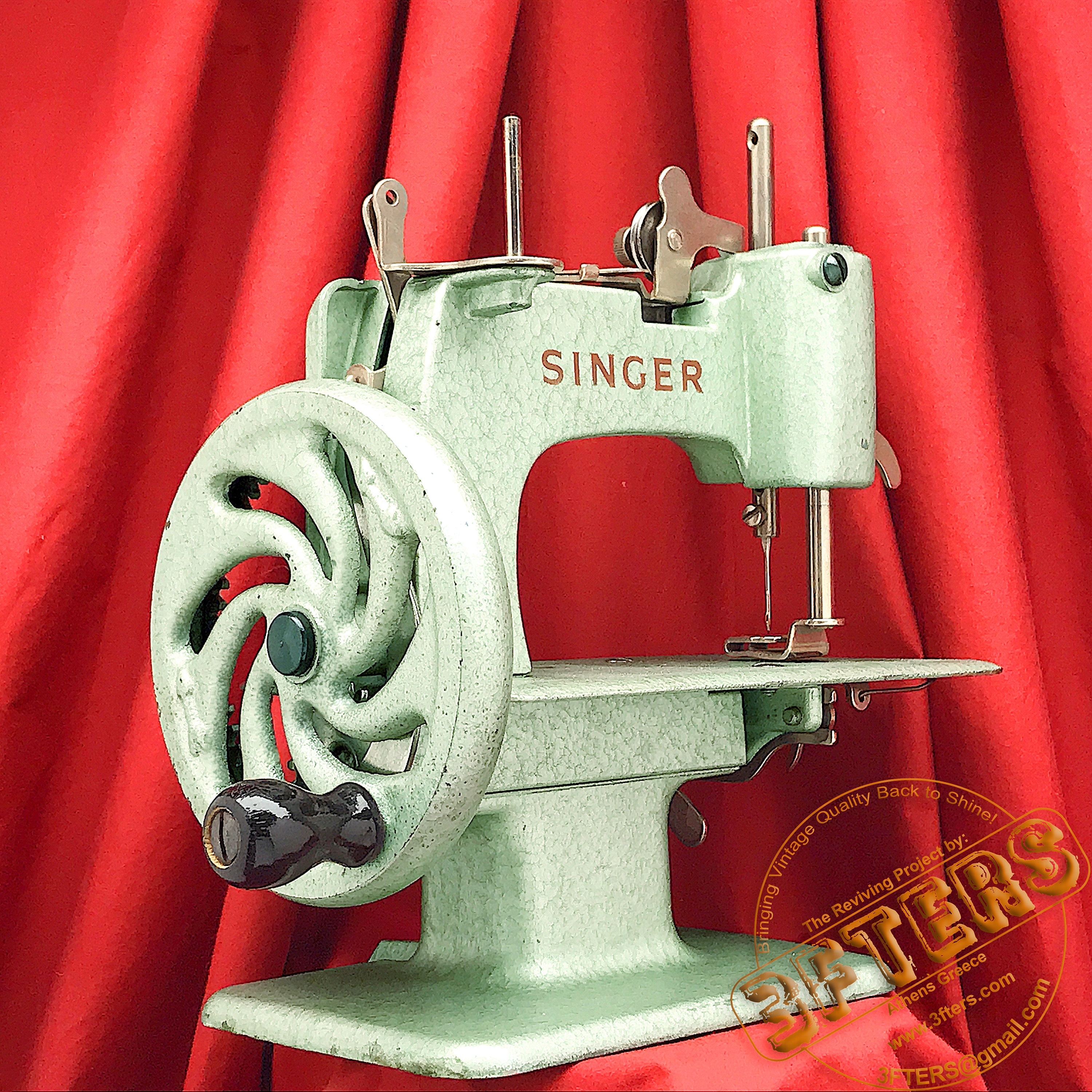 SINGER SEWHANDY 20 子供用おもちゃミシン 20-10 グリーン 3FTERS