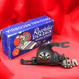 RECORDIA ZigZag Attachment ZigZagger ZigZagger SINGER 222 221 201-2 15 191 185 99 66 etc