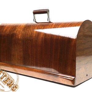 SINGER Sewing Machine Bentwood Carrying Wooden Case Top Cover Lid for 15 15-91 201 201-2 66 316 127 27 Restored by 3FTERS image 6