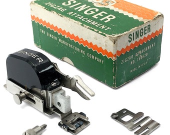 Vtg SINGER ZigZag Attachment 160620 ZigZagger Featherweight 221 222 201 66 99 Sewing Machine
