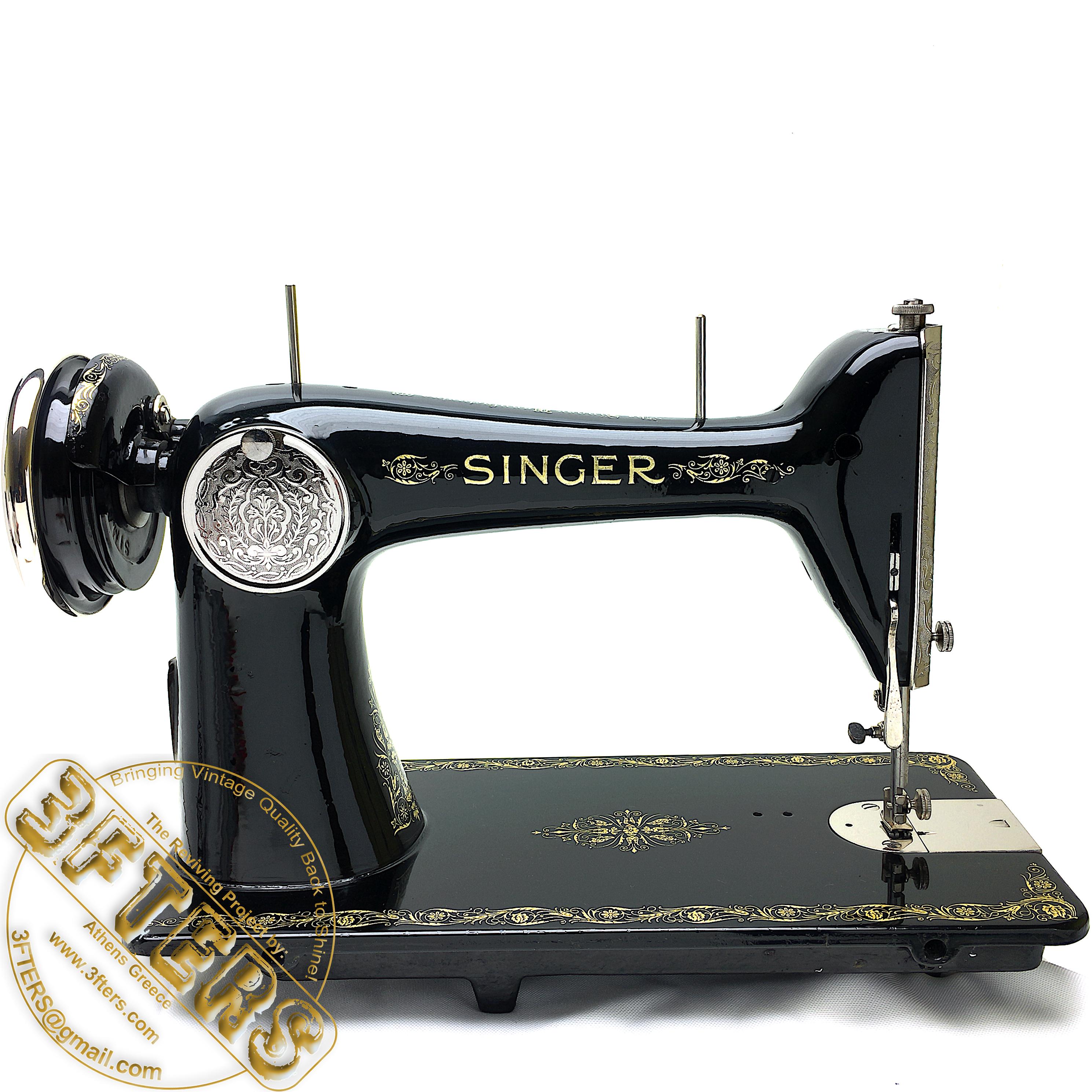 1923年製 SINGER 66 66k ビンテージミシン 3FTERSによる完全整備・修復