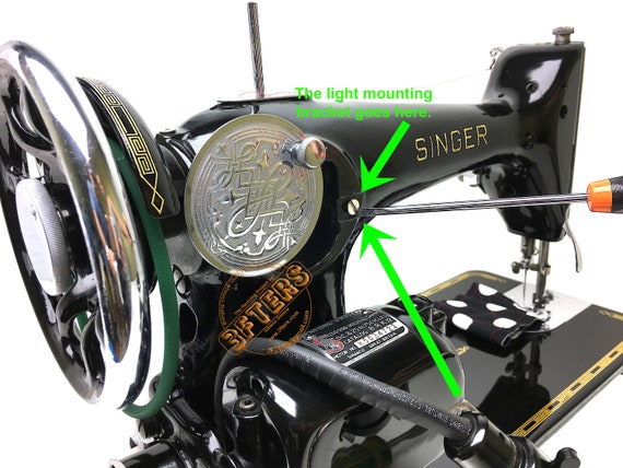 Motor, luz y cableado de pedal de máquina de coser SINGER SIMANCO reparados  y restaurados por 3FTERS -  México