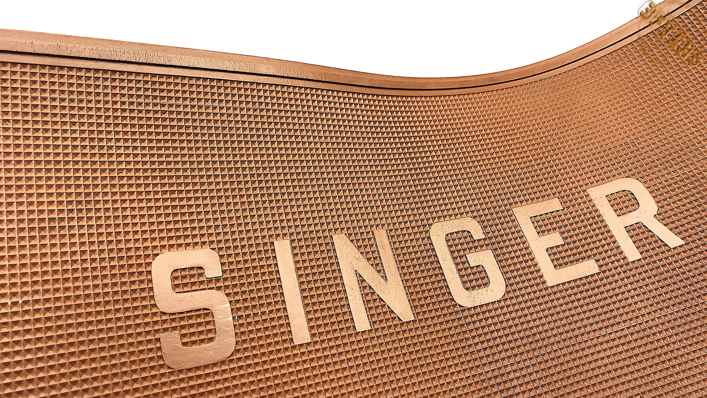 Singer Sewing Mat Vintage SINGER Sewing Machine Rubber Mats for 99 128 15 66 201 201-2 ...