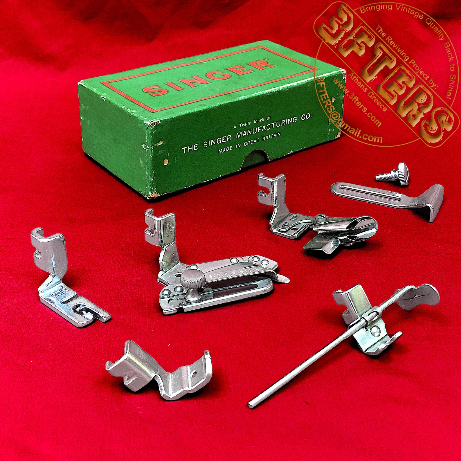 SINGER Attachments Box Set for Low Shank Sewing Machines 15 66 Etsy