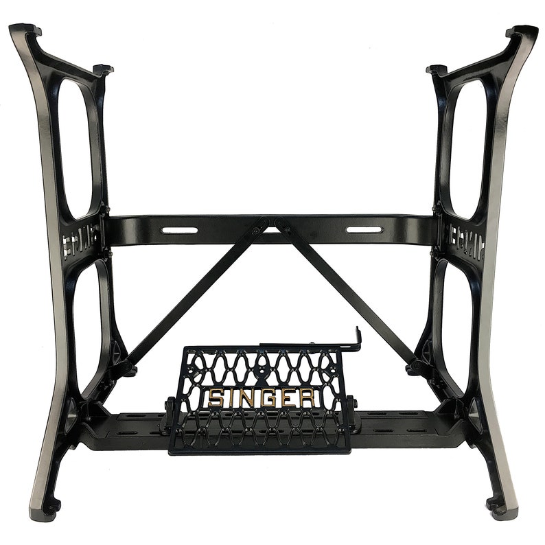 SINGER Sewing Machine Industrial Table Cast Iron Stand Legs Etsy