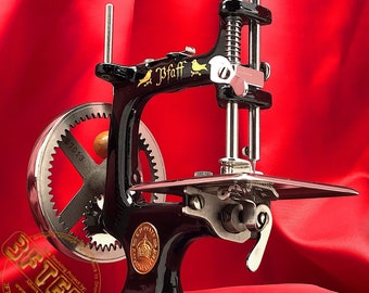 PFAFF 10 1910 Enfant Jouet Machine à Coudre 4 Rayons Balance Wheel Comme début SINGER 20 20-1 Restauré par 3FTERS