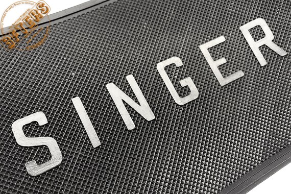 Vintage SINGER Sewing Machine Rubber Mats for 99 128 15 66 201 201-2 221 222 301 etc Black #01