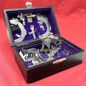 Deluxe German SINGER Attachments Set Box for 66 66k 99 99k Accessories Complete