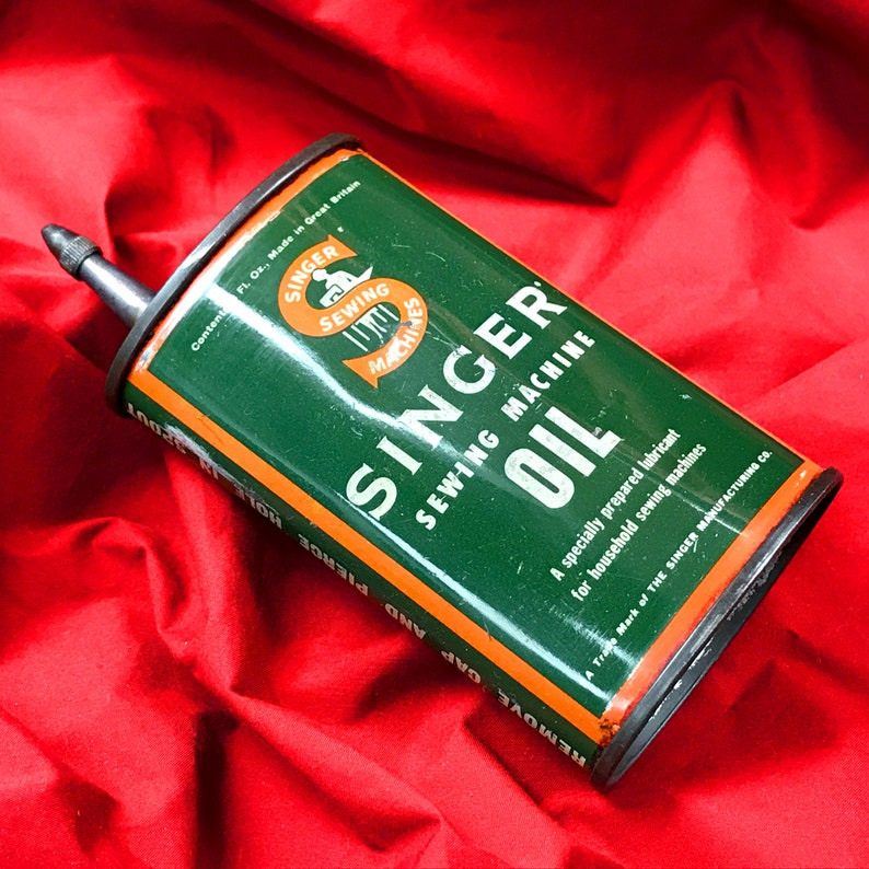 Vintage SINGER Sewing Machine Oiler Tin Metal Oil Can 3 Fl. Oz Etsy