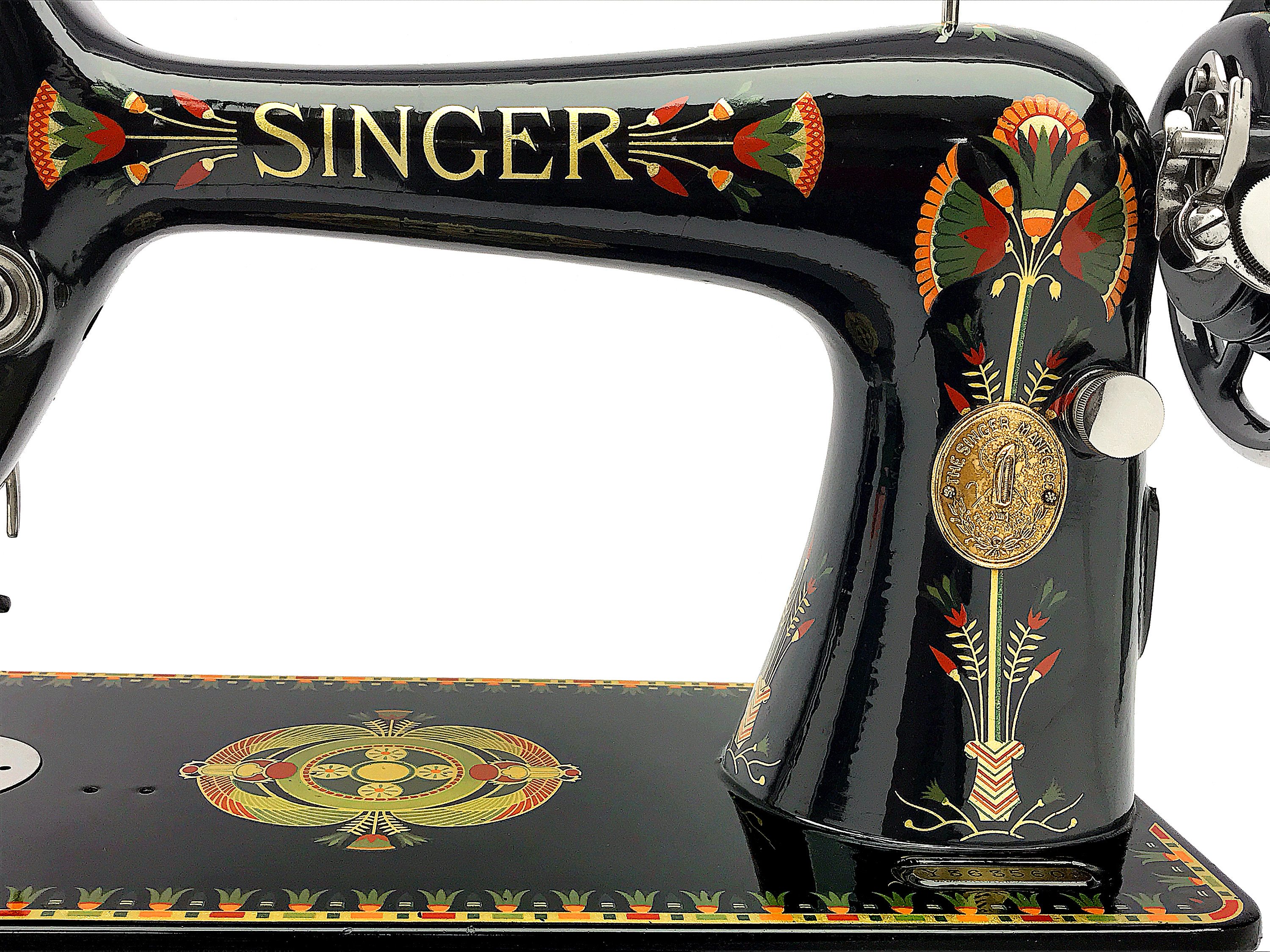 1925 SINGER 66 Lotus 66k Vtg Sewing Machine Restored & Fully Etsy