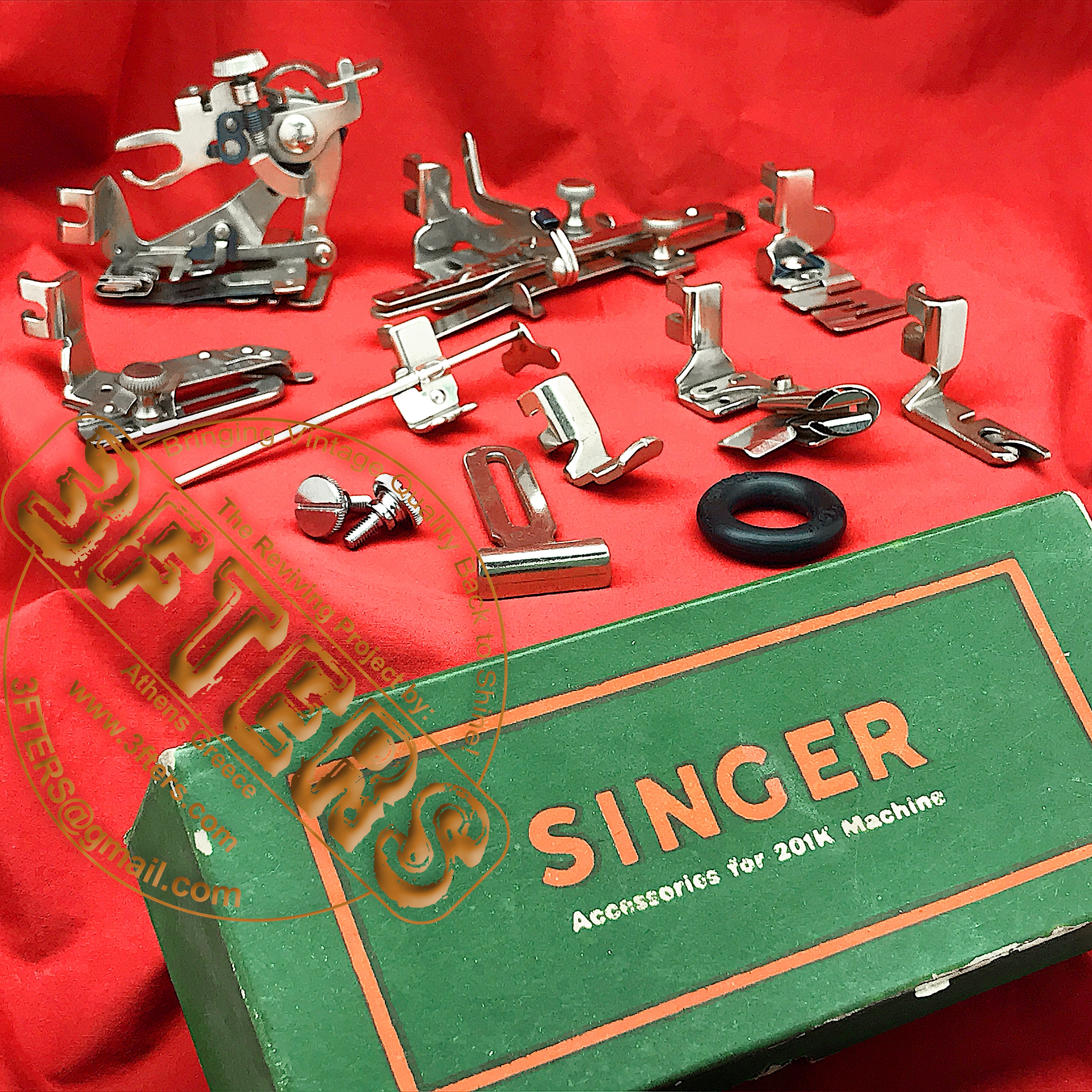SINGER Attachments Box for 201 201k 2012 Low Shank Sewing Etsy