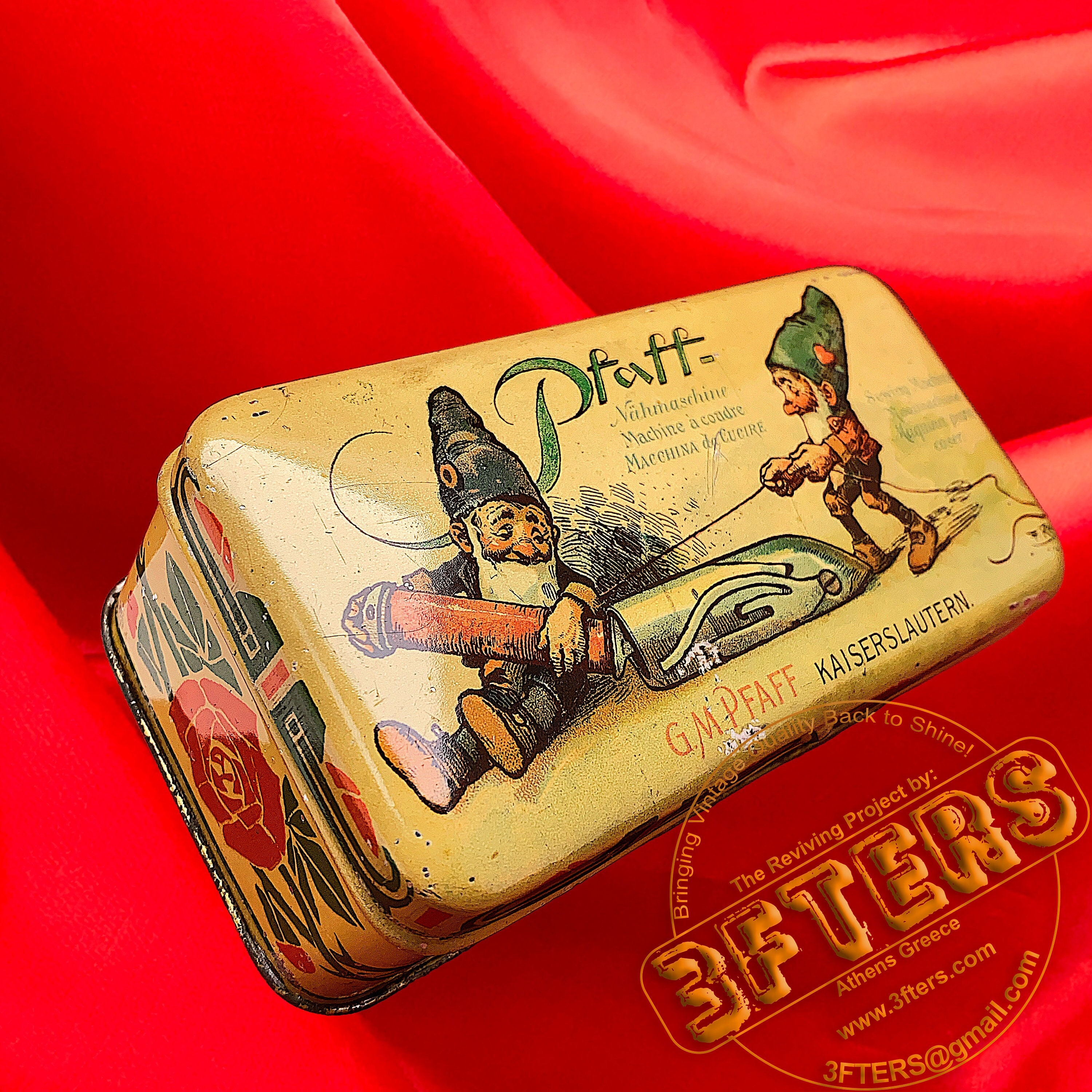 PFAFF Vintage Accessories Attachments Tin Box German - Etsy Canada