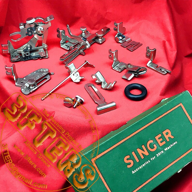 SINGER Attachments Box for 201 201k 2012 Low Shank Sewing Etsy