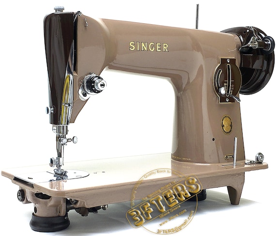 Vintage SINGER 201 201k Heavy Duty Sewing Machine Serviced & Restored by 3FTERS