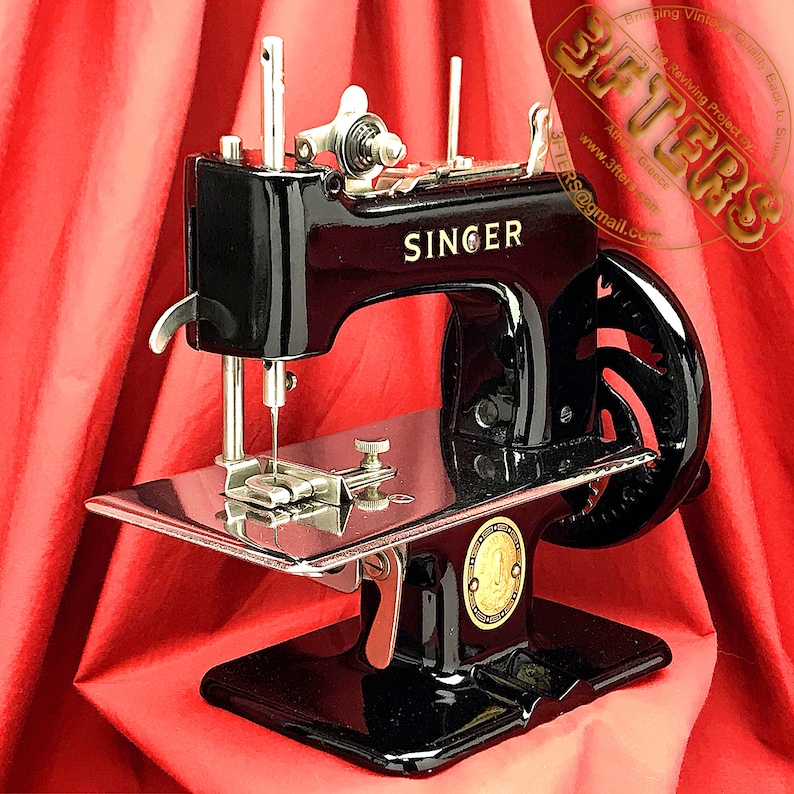 SINGER SEWHANDY 20 Child Toy Sewing Machine 20-10 Restored & Serviced ...