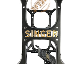 SINGER Máquina de Coser Mesa Industrial Base de Patas de Hierro Fundido por 3FTERS