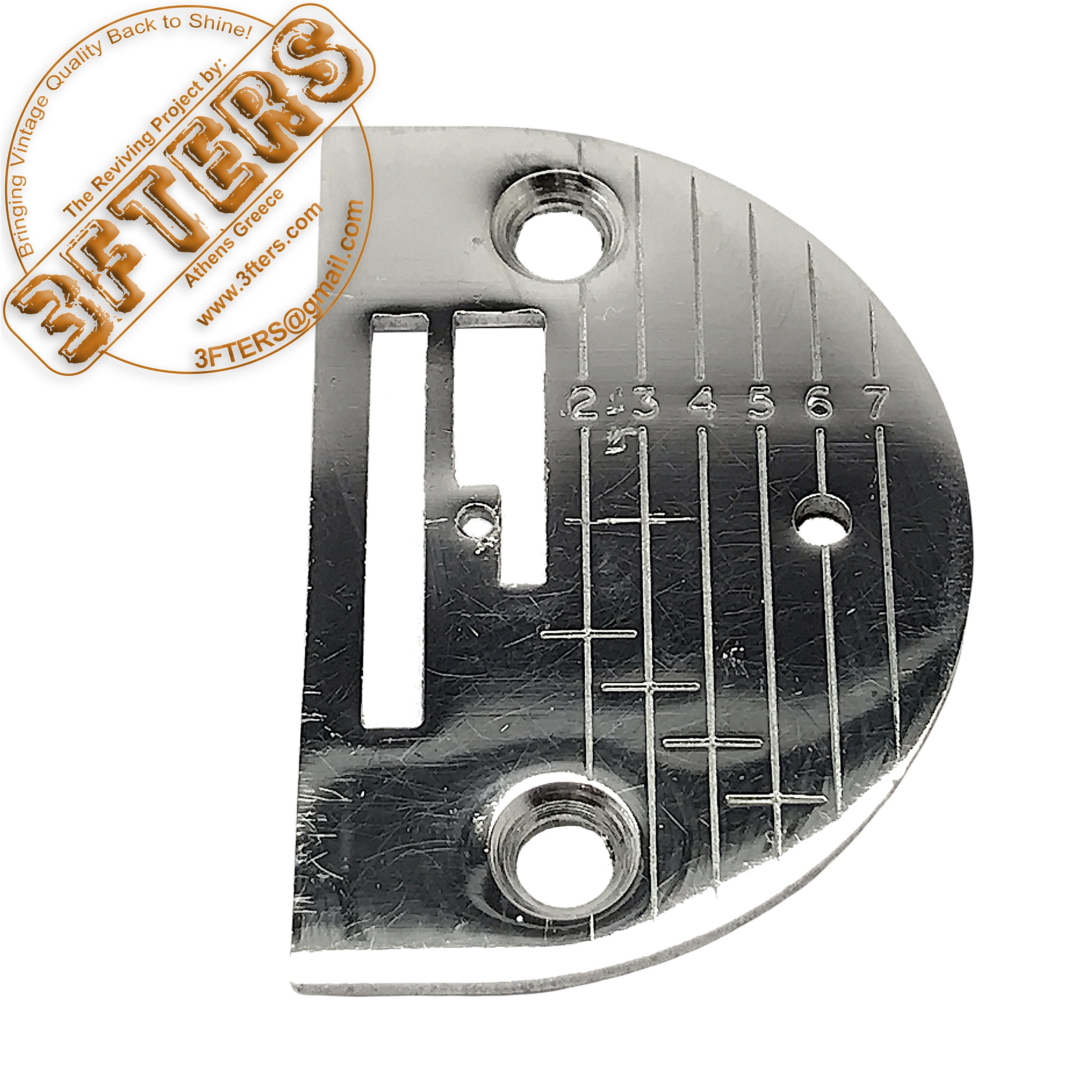 Vintage SINGER SIMANCO 32783 Graduated Throat Plate Needle for 66