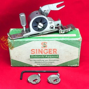 SINGER F-570 ZigZag Low Shank Attachment German ZigZagger Featherweight 222 201