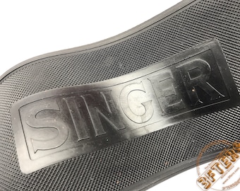 Vintage SINGER Symaskin Gummimattor för 99 128 15 66 201 201-2 221 222 301 etc Svart #02